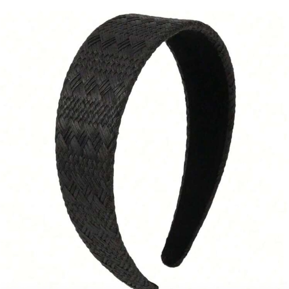 NWOT - Elegant Black Woven Headband